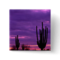 Sunset, Scottsdale, Arizona Pinback Button