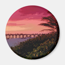 sunset shock fridge magnets