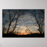 Sunset Silhouette Poster