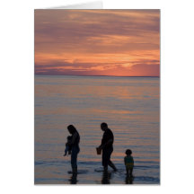 Sunset Silhouettes Greeting Card