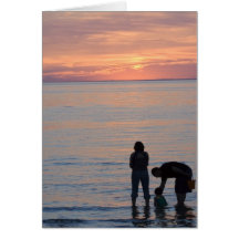 Sunset Silhouettes Greeting Cards
