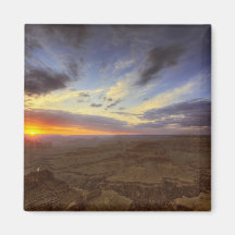 Sunset, south rim of the Grand Canyon, Grand Refrigerator Magnet