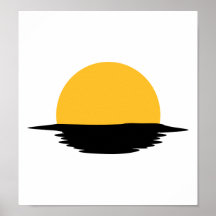 Sunset - sun print