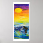 Sunset Surf Posters