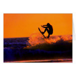 Sunset Surfer Card