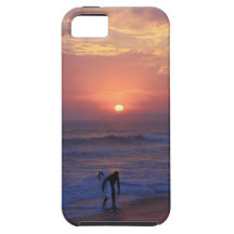 Sunset Surfer iPhone 5 Cases