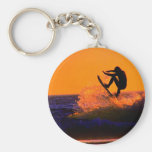 Sunset Surfer keychain