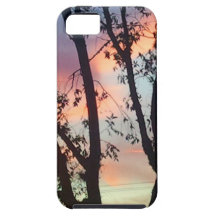 Sunset Through Trees iPhone 5 Covers
