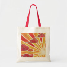 Sunset tote bag