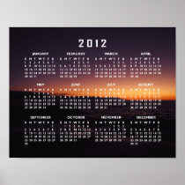 Sunset Transition; 2012 Calendar Poster