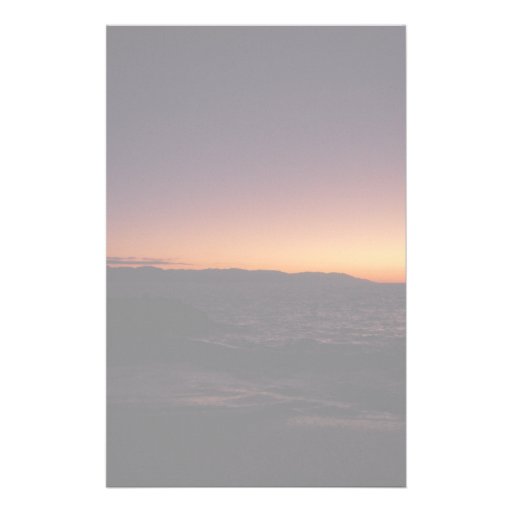 Sunset Transition Stationery Design