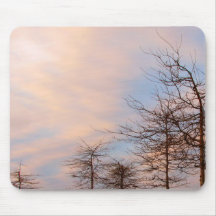 SUNSET TREES IN WINTER MOUSEPAD