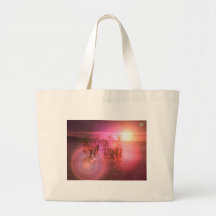 Sunset Windsurfing Jumbo Tote Bag