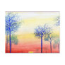 Sunset with Blue Trees
