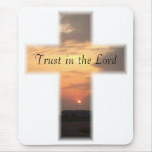 SunsetCross1 Mousepad