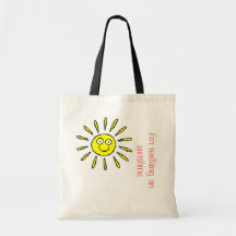 sunshine <3 canvas bags