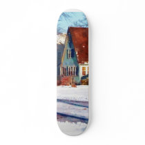 Sunshine After the Snow Skate Board