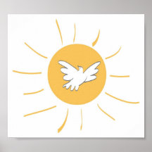 Sunshine and Dove Poster