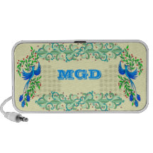 Sunshine birds berries and monogram speaker
