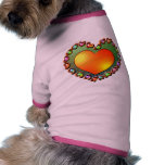 Sunshine Emerald Heart Doggie Tee Shirt