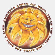 Sunshine Laughter Stickers