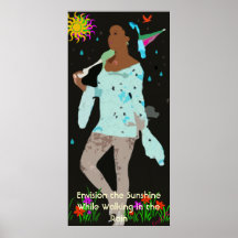 Sunshine on a Cloudy Day Posters