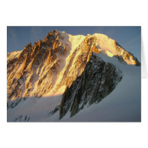 Sunshine on Mount Blanc Cards