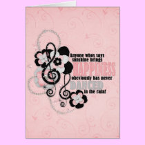 Sunshine & Rain cards