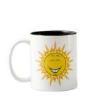 Sunshine Smiley Face mugs