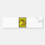 Sunshine yellow bumper stickers