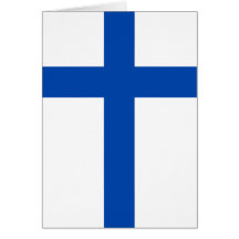 Suomen Lippu - The Flag of Finland Greeting Cards