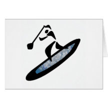 SUP ALL WAVES GREETING CARD