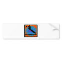 SUP FUN VIBES bumper stickers