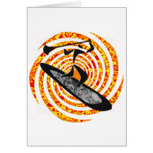 SUP MAKE SHIFT GREETING CARD