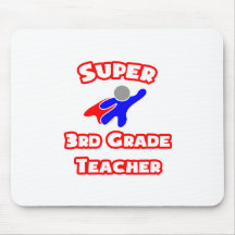 Super 3rd Grade Teacher Mouse Mats