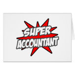 Super Accountant Greeting Cards