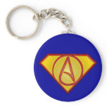 Super atheist 3D keychain