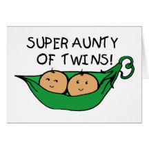 Super Aunty of Twins Pod Cards