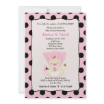 SUPER BABY GIRL Baby Shower Invitation 5x7