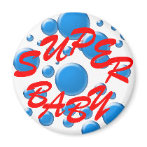 SUPER BABY FRIDGE MAGNET