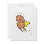 super bean cartoon character invitations