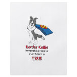 Super Border Collie blue merle Full Color Flyer