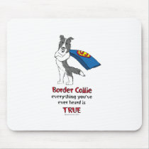 Super Border Collie blue merle Mousepad