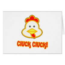 Super Cute Chicken Greeting Card