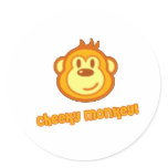 Super Cute Monkey stickers