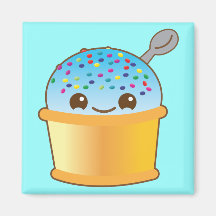 Super cute Yummy Yummy bucket icecream! Magnet