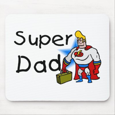 Super Dad (Business) Mouse Pad by CelebrationZazzle
