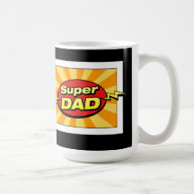 Super Dad coffee mug
