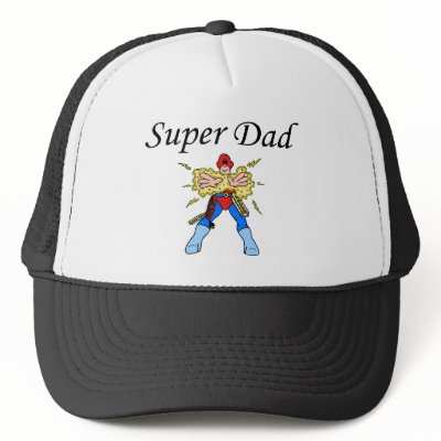 Super Dad (Electric) Mesh Hat by CelebrationZazzle
