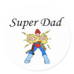 Super Dad (Electric) stickers
